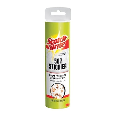 Scotch-Brite Scotch Brite 8952954 8 in. Scotch-Brite Lint Roller Refill; Black 8952954